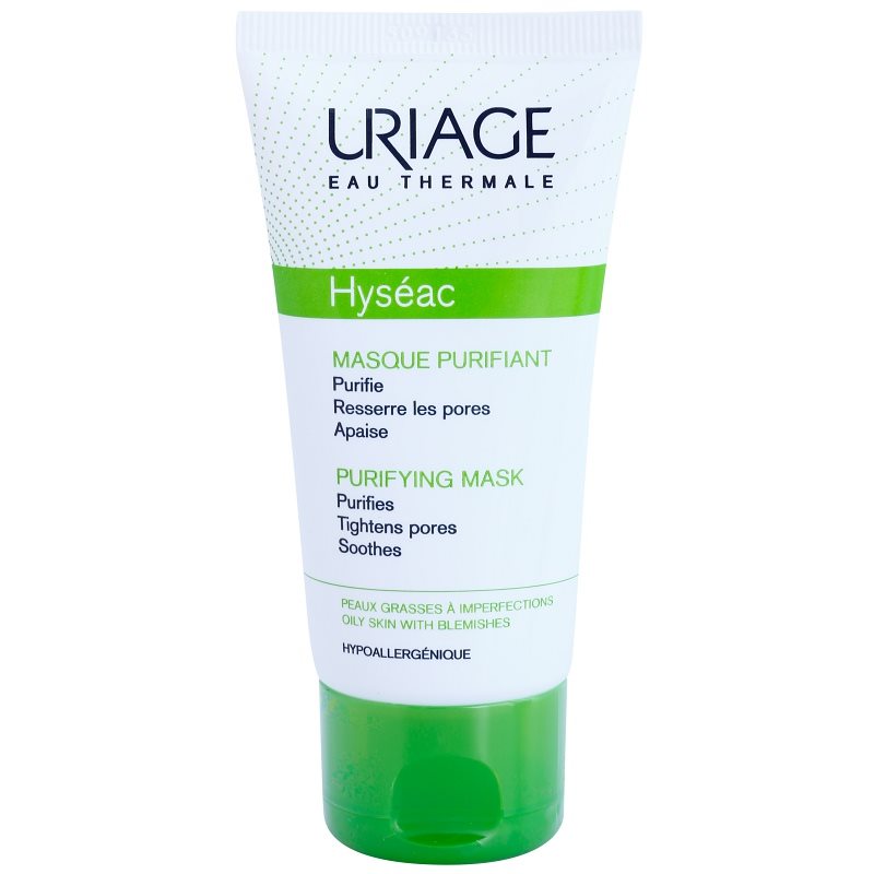 Uriage Hyséac čisticí a zklidňující pleťová maska pro stažení pórů 50 ml Image