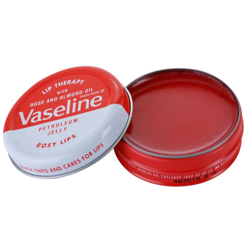 Vaseline Lip Therapy balzám na rty Rose and Almond Oil 20 g Image