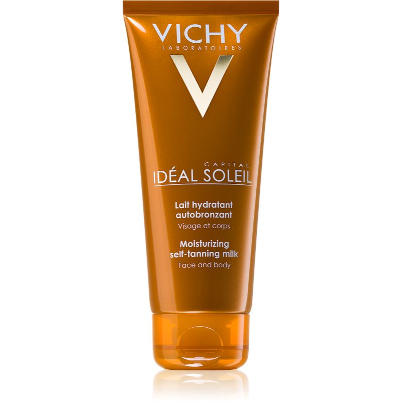Vichy Idéal Soleil Capital hydratační samoopalovací mléko na obličej a tělo 100 ml Image