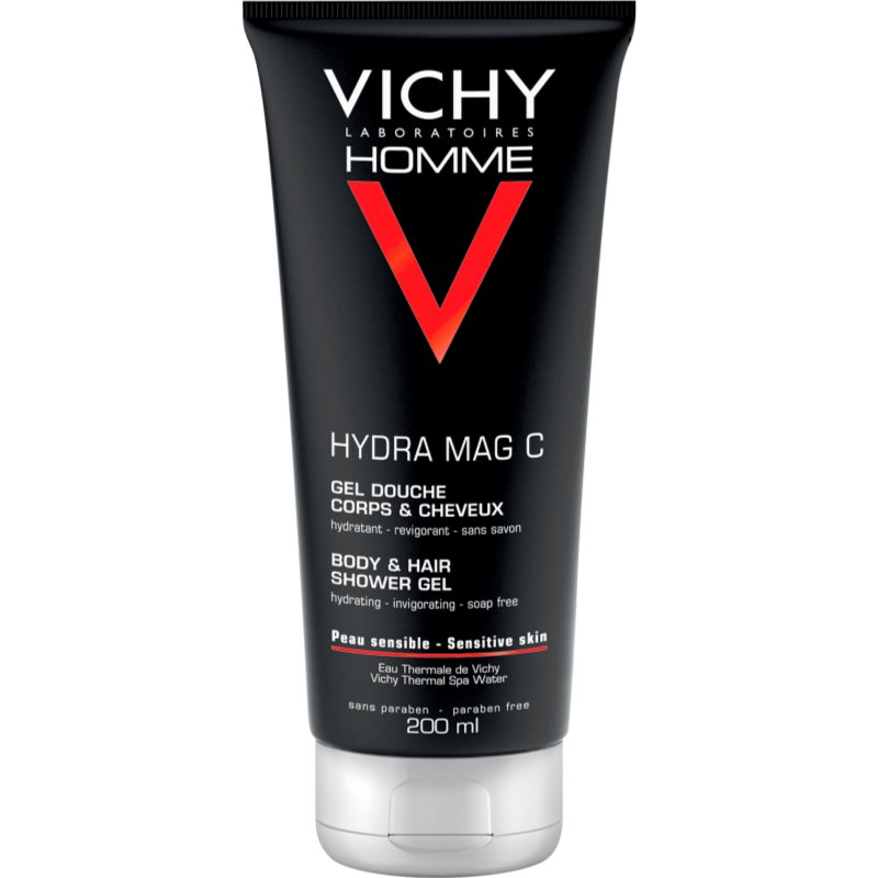 Vichy Homme Hydra-Mag C sprchový gel na tělo a vlasy 200 ml Image