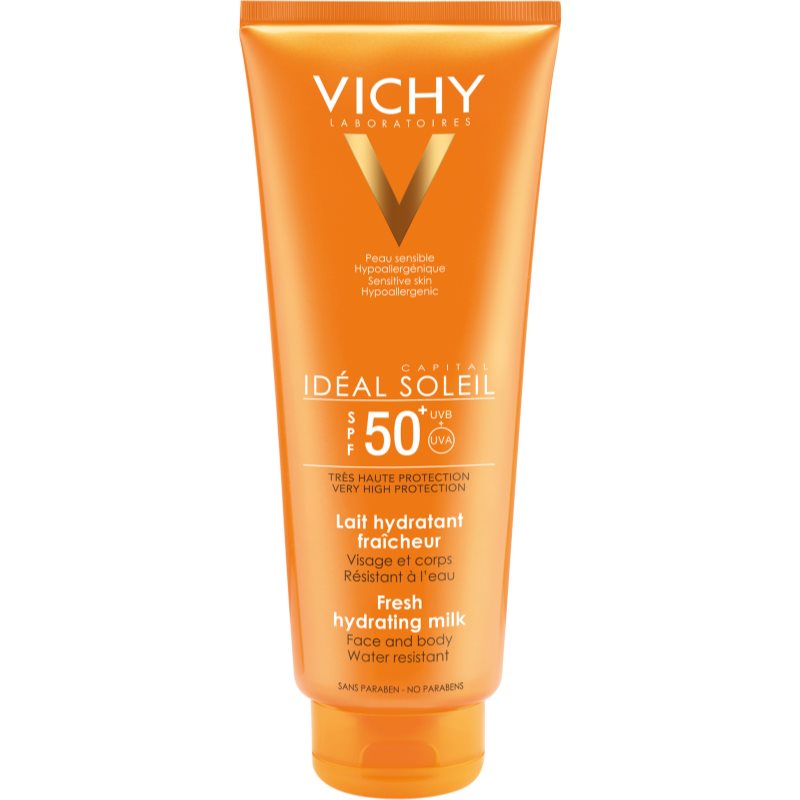 Vichy Idéal Soleil Capital ochranné mléko na tělo a obličej SPF 50+ 300 ml