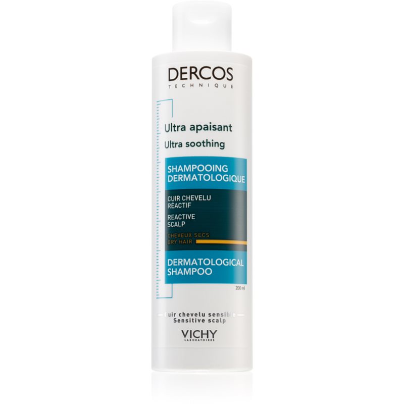 Vichy Dercos Ultra Soothing ultrazklidňující šampon pro suché vlasy a citlivou pokožku hlavy 200 ml Image