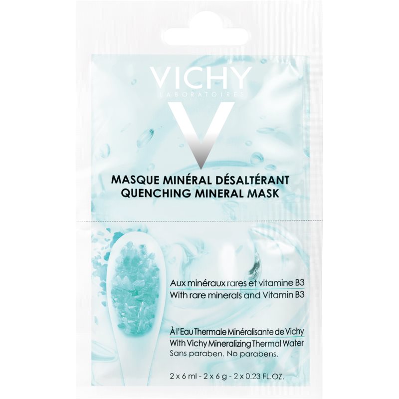 Vichy Mineral Masks hydratační pleťová maska malé balení 2 x 6 ml