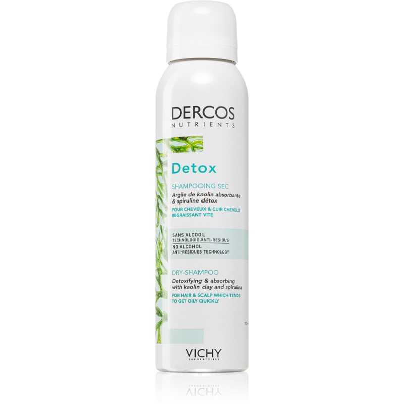 Vichy Dercos Detox suchý šampon pro rychle se mastící vlasy 150 ml