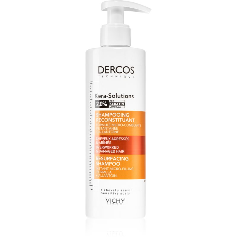 Vichy Dercos Kera-Solutions obnovující šampon pro suché a poškozené vlasy 250 ml