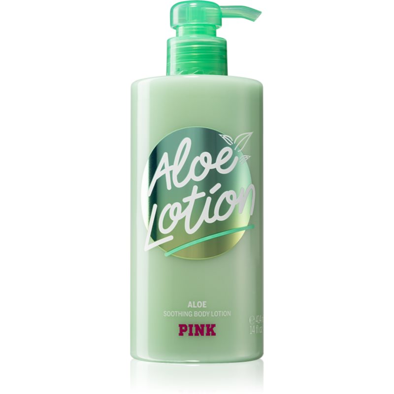 Victoria's Secret PINK Aloe Lotion zklidňující tělové mléko pro ženy 414 ml