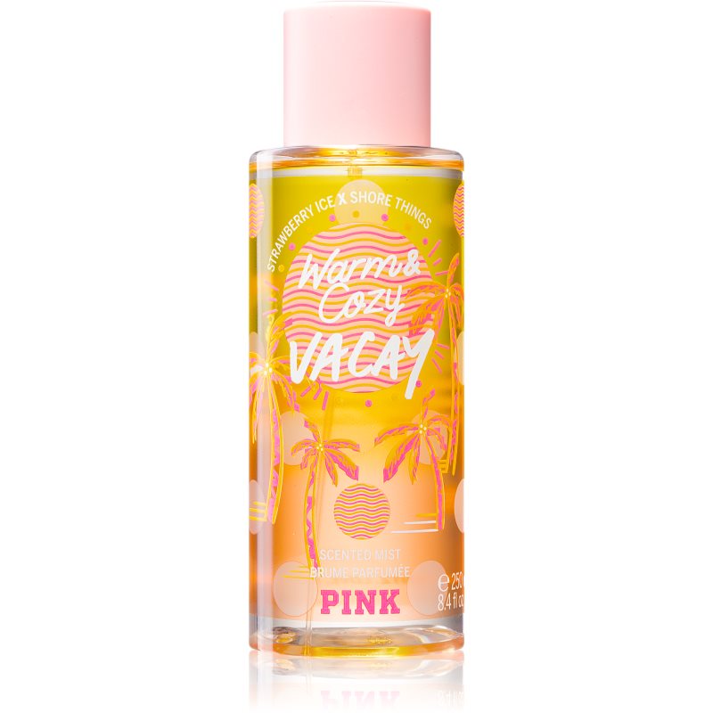 Victoria's Secret PINK Warm & Cozy Vacay parfémovaný tělový sprej pro ženy 250 ml
