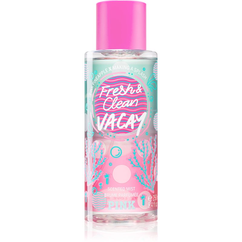 Victoria's Secret PINK Fresh & Clean parfémovaný tělový sprej pro ženy 250 ml