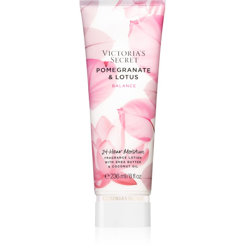 Victoria's Secret Natural Beauty Pomegranate & Lotus tělové mléko s bambuckým máslem pro ženy 236 ml