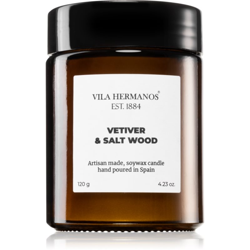 Vila Hermanos Apothecary Vetiver & Salt Wood ароматна свещ 120 гр.