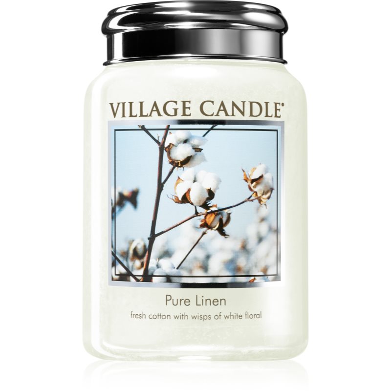 Village Candle Pure Linen vonná svíčka 602 g