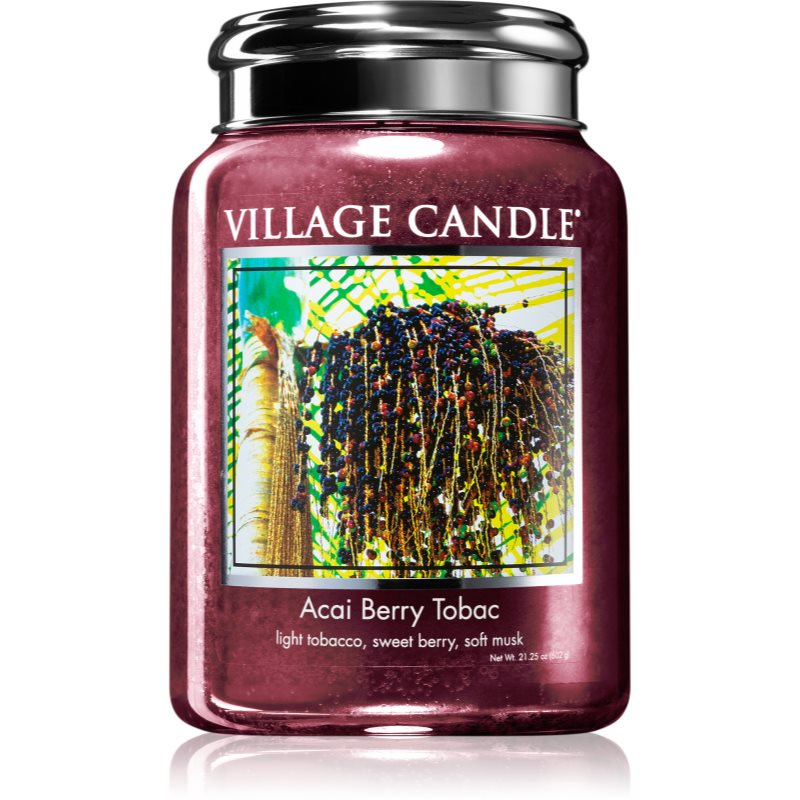 Village Candle Acai Berry Tobac vonná svíčka 602 g