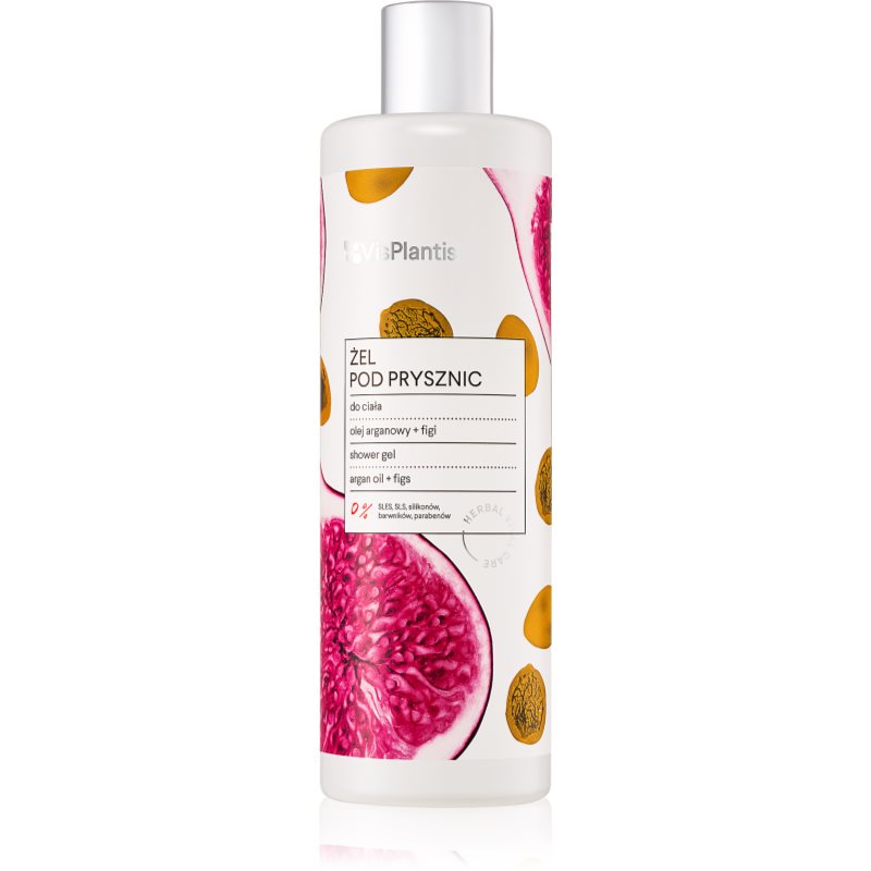 Vis Plantis Herbal Vital Care Argan Oil + Figs čisticí sprchový gel pro každodenní použití 400 ml