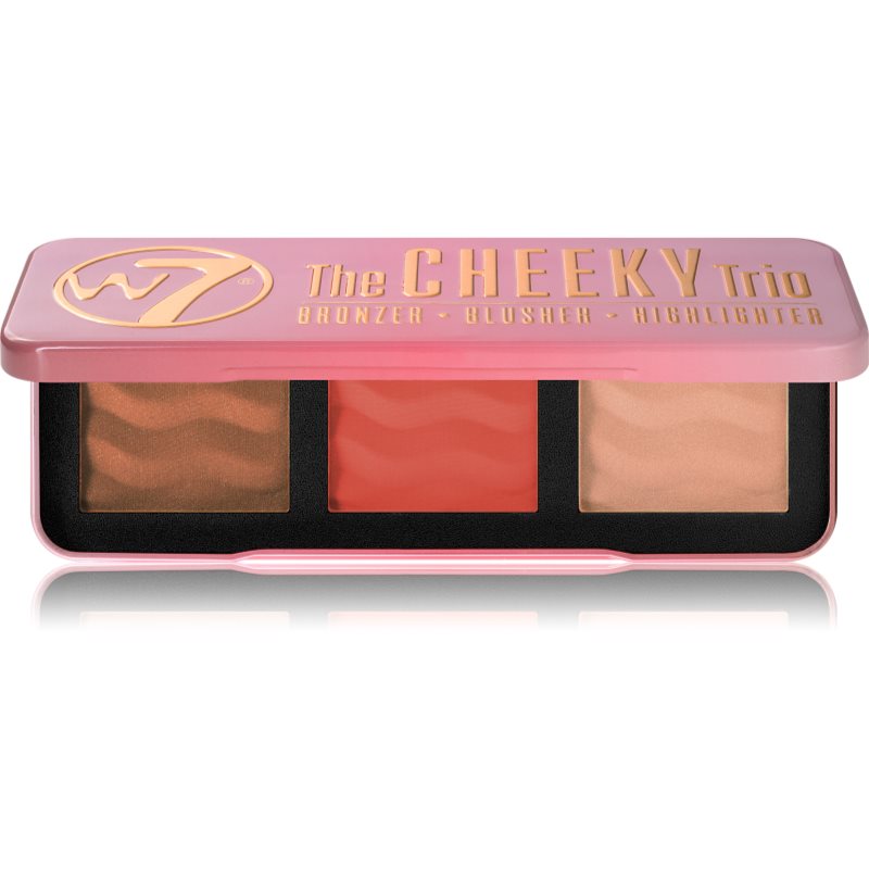 W7 Cosmetics The Cheeky Trio палитра контури за лице 21 гр.