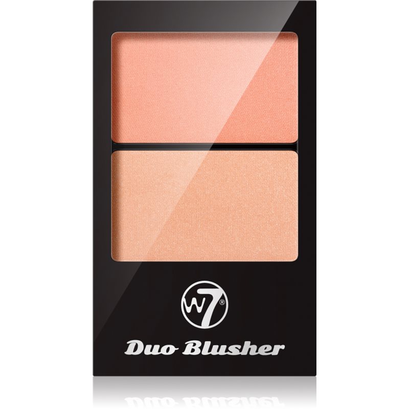 W7 Cosmetics Duo Blusher руж с четка цвят 01 7 гр.