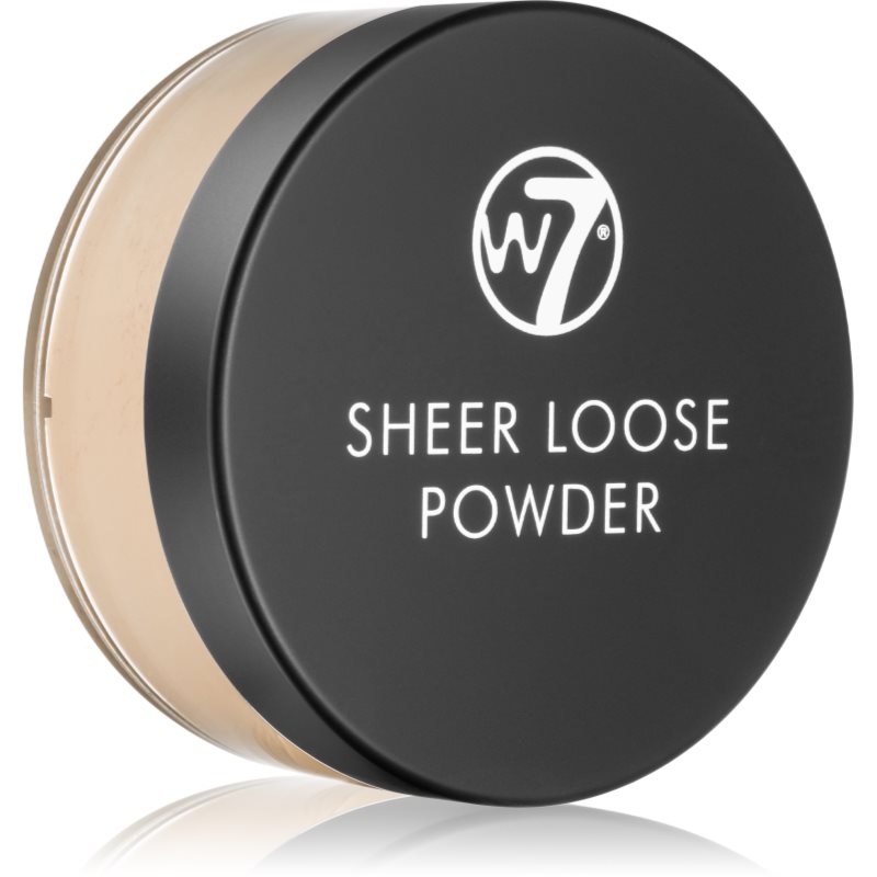 W7 Cosmetics Sheer Loose matující sypký pudr odstín Natural Beige 16 g