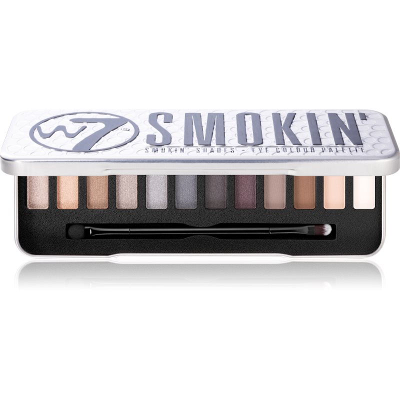 W7 Cosmetics Smokin' палитра сенки за очи 15,6 гр.