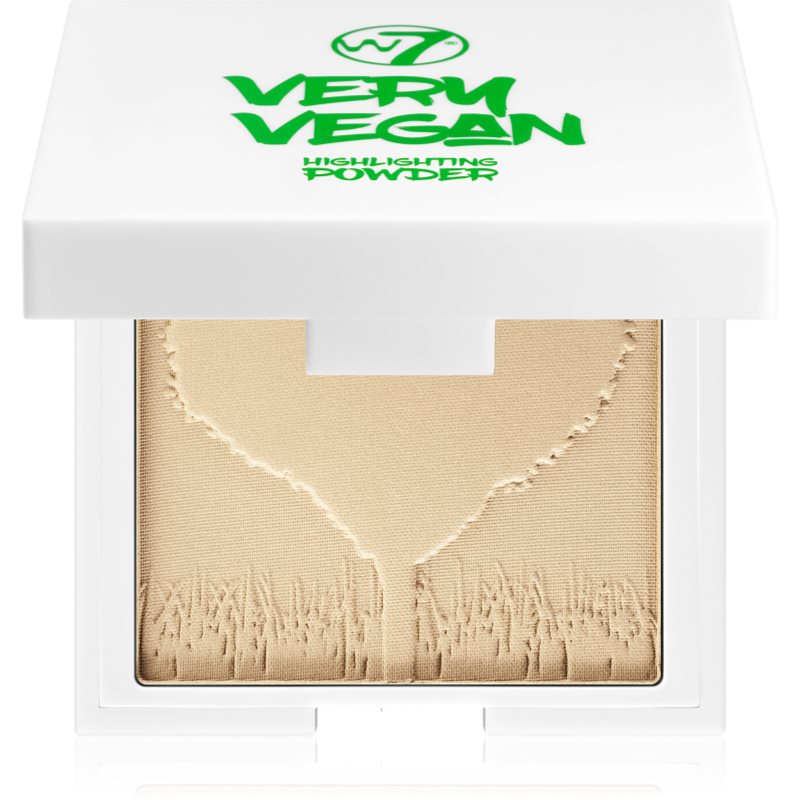 W7 Cosmetics Very Vegan kompaktní pudrový rozjasňovač 10 g