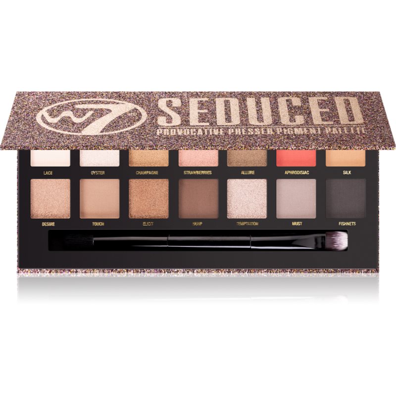 W7 Cosmetics Seduced палитра от сенки за очи 12 гр.