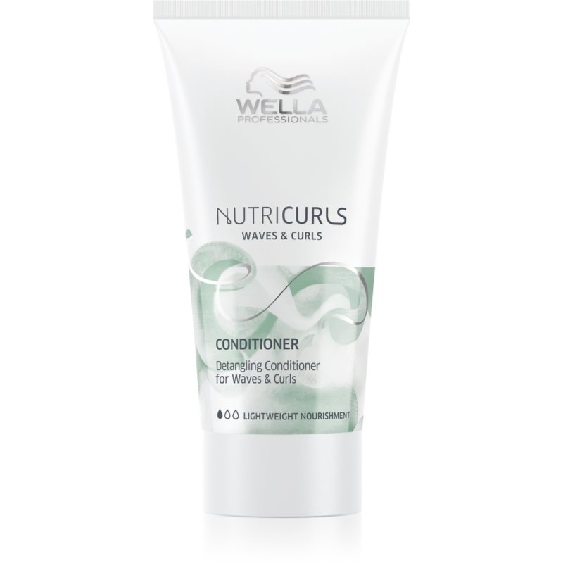 Wella Professionals Nutricurls Waves & Curls подхранващ балсам за по-лесно разресване на косата 30 мл.