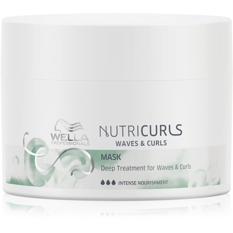 Wella Professionals Nutricurls Waves & Curls изглаждаща маска за чуплива и къдрава коса 150 мл.