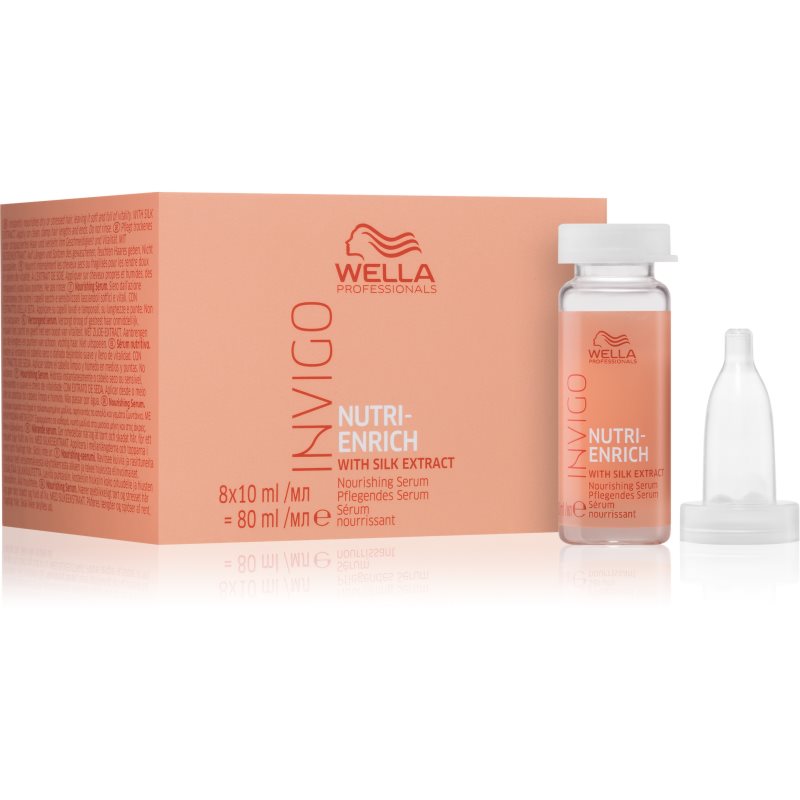 Wella Professionals Invigo Nutri-Enrich hloubkově vyživující a hydratační sérum na vlasy 8 x 10 ml