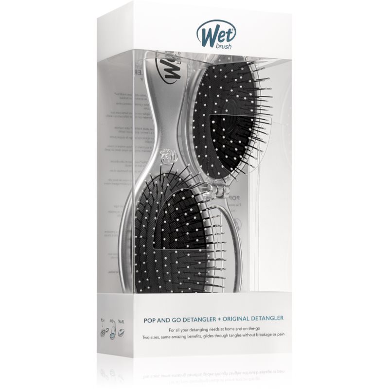 

Wet Brush Original Detangler косметичний набір Silver