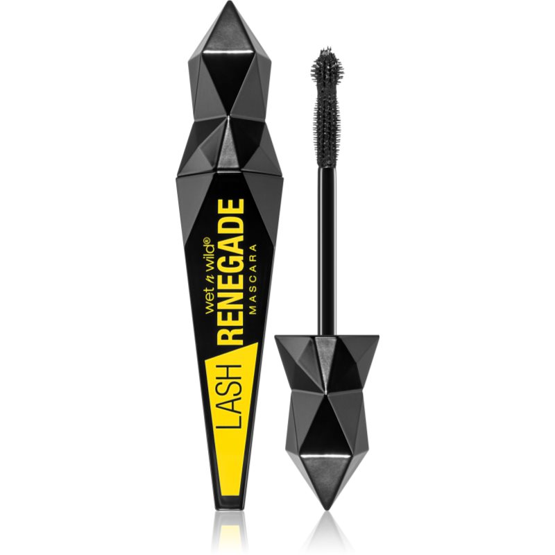 Wet n Wild Lash Renegade спирала за обем и удължаване на мигли цвят Brazen Black 8 мл.