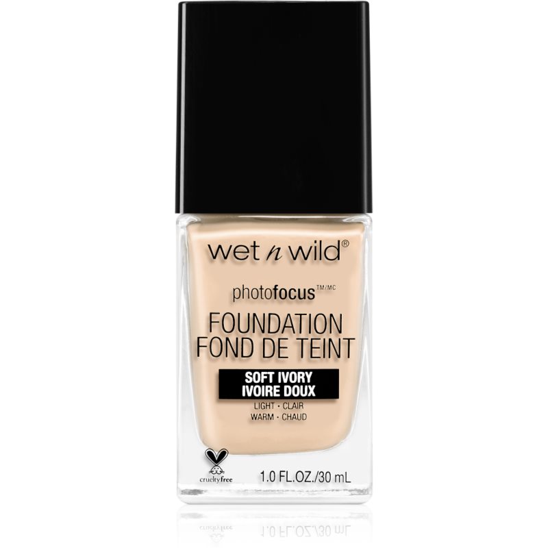 Wet n Wild Photo Focus матиращ флуид фон дьо тен цвят Soft Ivory 30 мл.