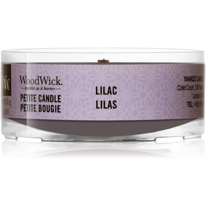 

Woodwick Lilac вотивна свічка з дерев'яним гнітом