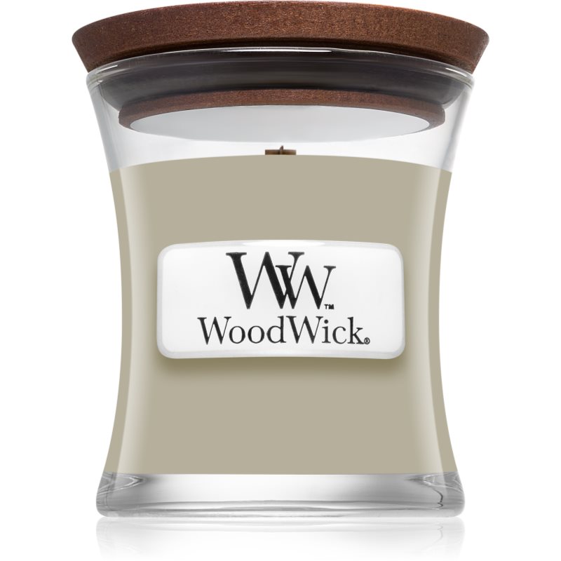Woodwick Fireplace Fireside vonná svíčka s dřevěným knotem 85 g
