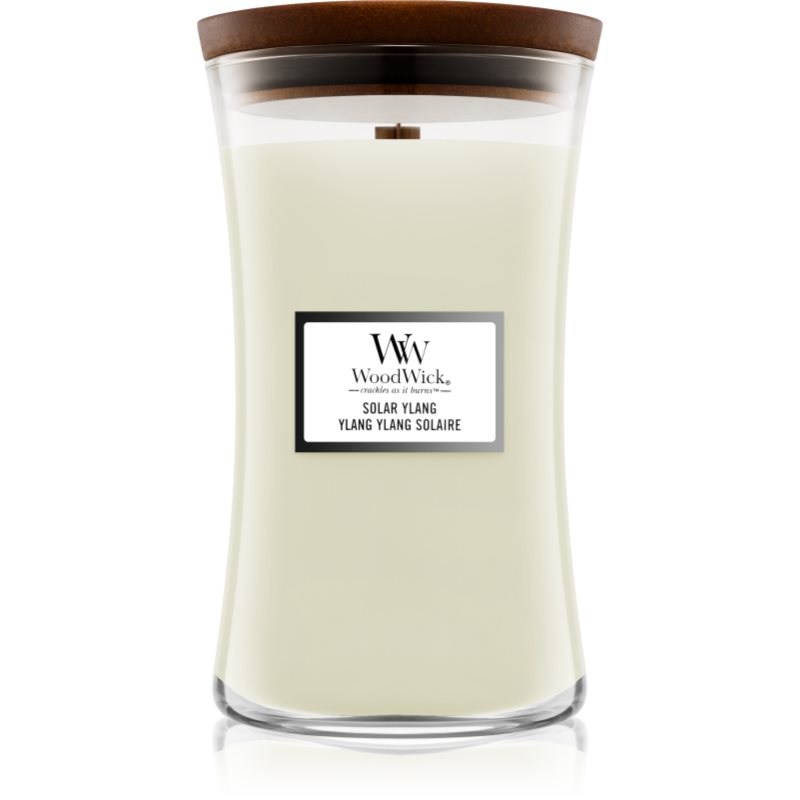 Woodwick Solar Ylang vonná svíčka s dřevěným knotem 609,5 g