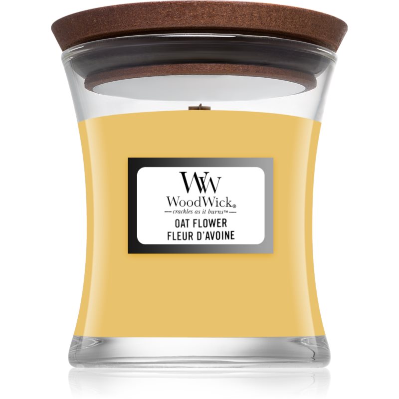 

Woodwick Oat Flower aроматична свічка з дерев'яним гнітом