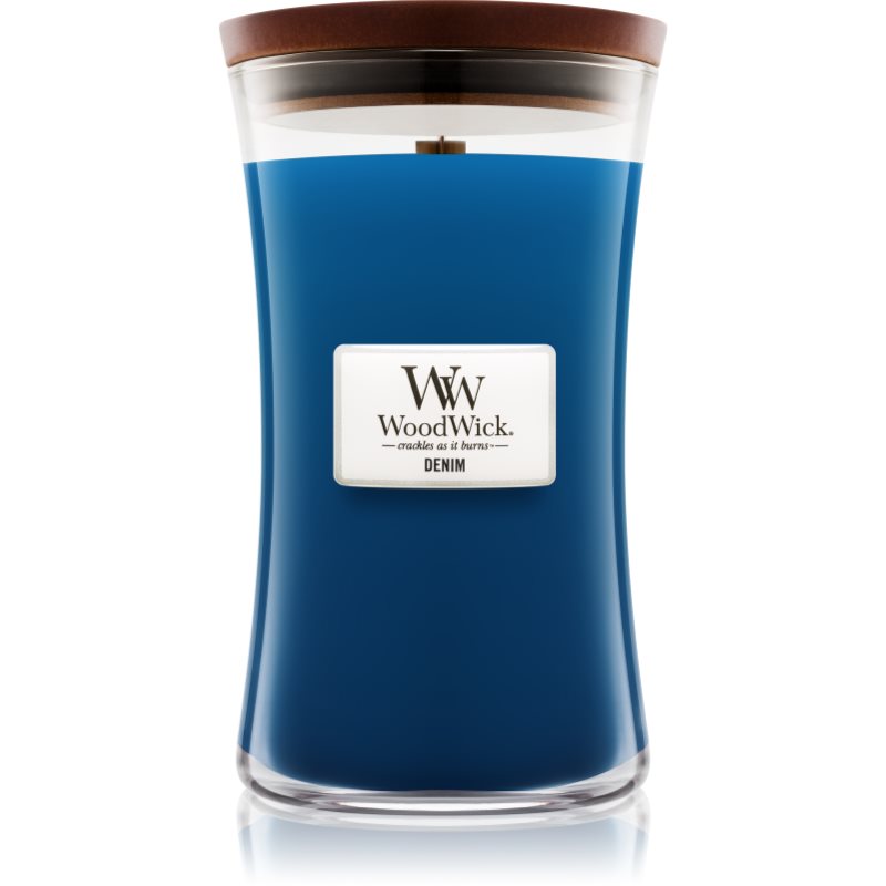 

Woodwick Denim ароматизована свічка  велика