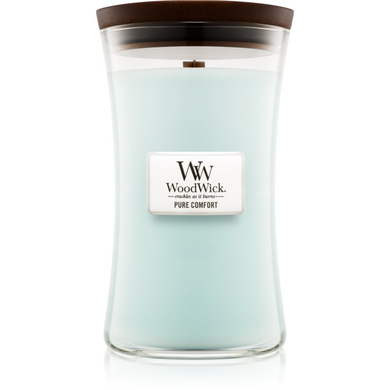 Woodwick Pure Comfort vonná svíčka s dřevěným knotem 609,5 g