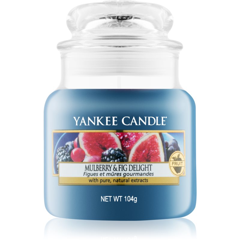 Yankee Candle Mulberry & Fig vonná svíčka Classic malá 104 g