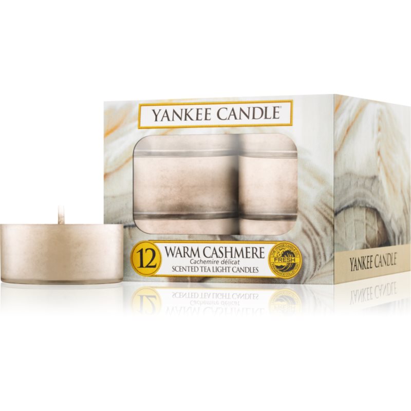 Yankee Candle Warm Cashmere čajová svíčka 12 x 9,8 g