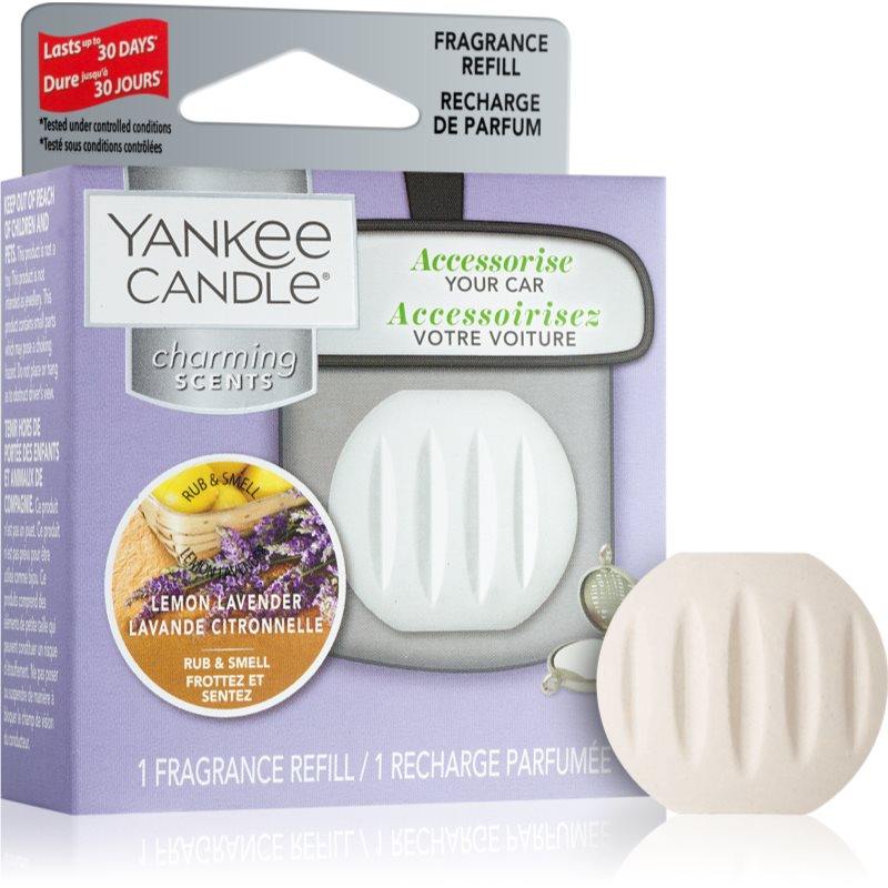 Yankee Candle Lemon Lavender vůně do auta náhradní náplň