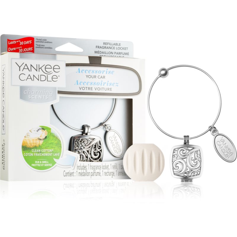 Yankee Candle Clean Cotton vůně do auta II. (Square)