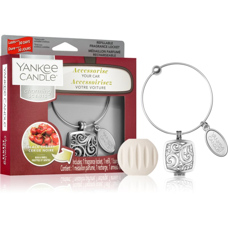 Yankee Candle Black Cherry vůně do auta II. (Square)