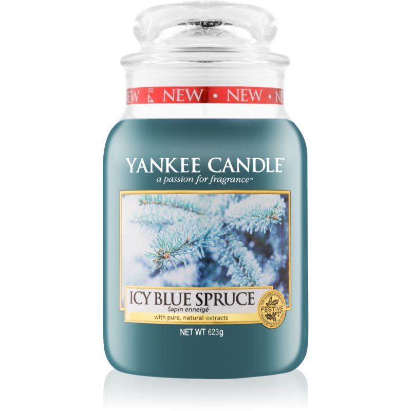 Yankee Candle Icy Blue Spruce vonná svíčka Classic velká 623 g