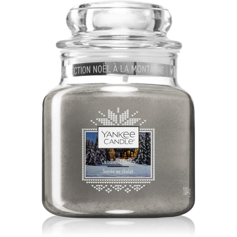 Yankee Candle Candlelit Cabin vonná svíčka Classic malá 104 g
