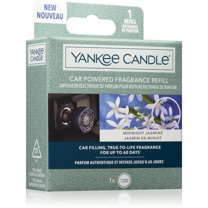 Yankee Candle Midnight Jasmine vůně do auta náhradní náplň