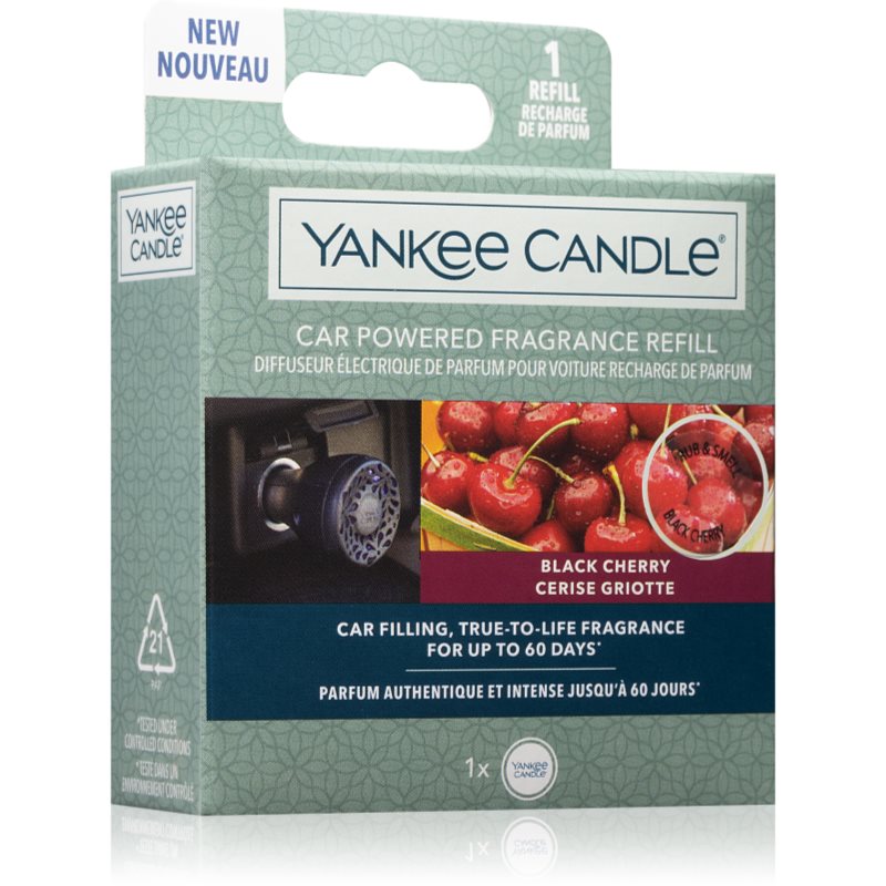 Yankee Candle Black Cherry aроматизатор за автомобил пълнител