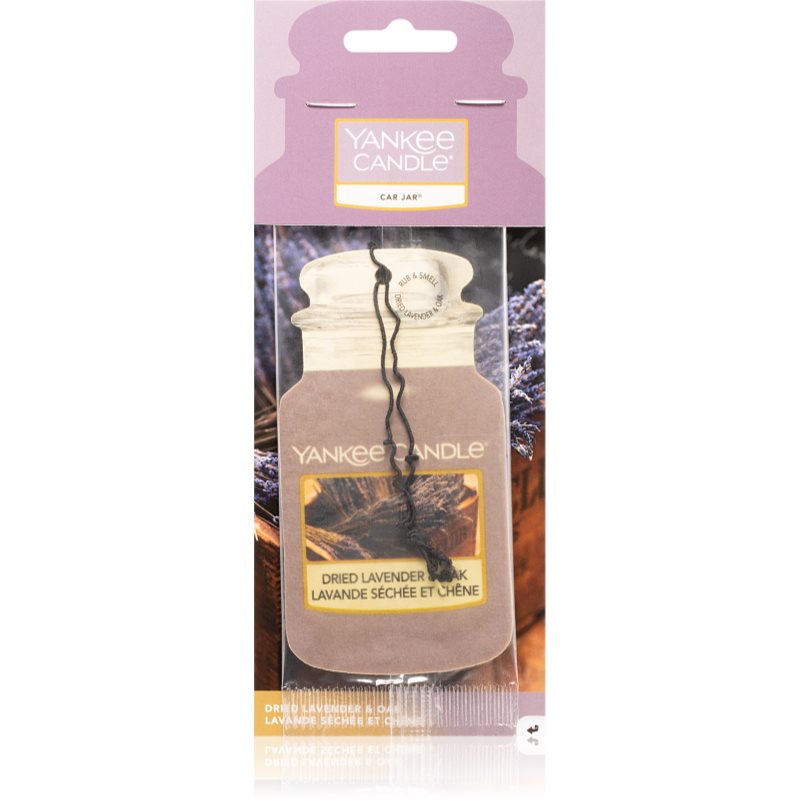 Yankee Candle Dried Lavender & Oak vonná auto visačka