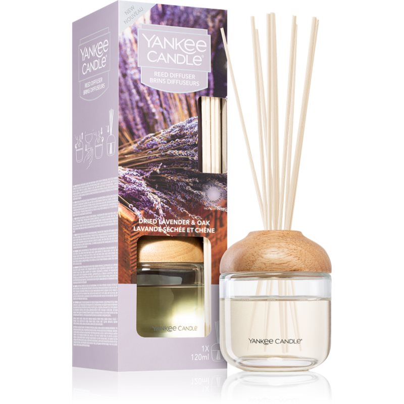 Yankee Candle Dried Lavender & Oak aroma difuzér s náplní 120 ml