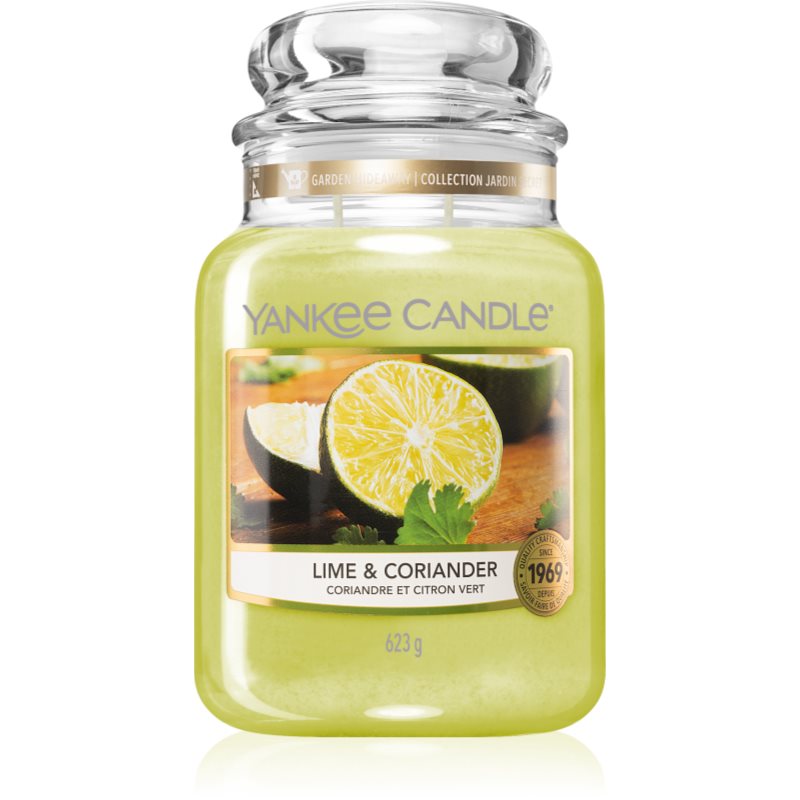 Yankee Candle Lime & Coriander vonná svíčka 623 g