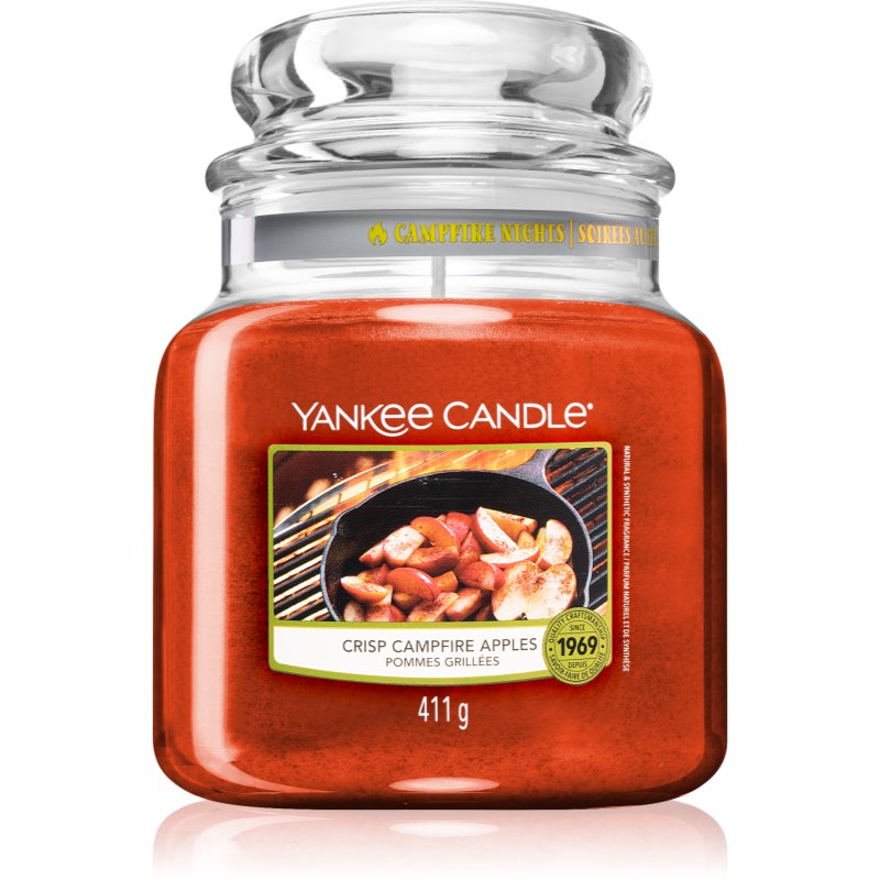 Yankee Candle Crisp Campfire Apple ароматна свещ 411 гр.