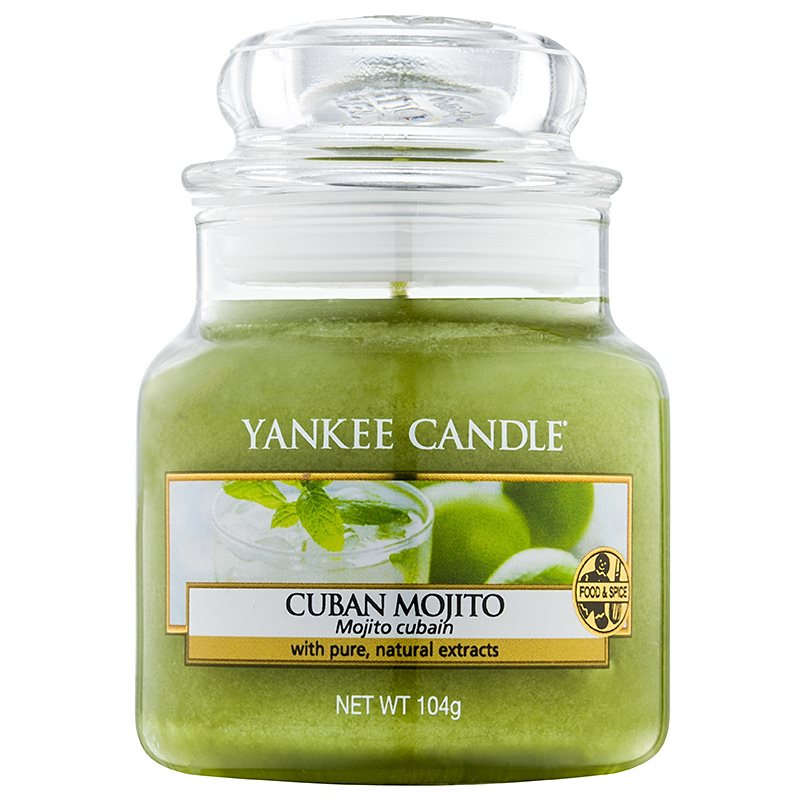 

Yankee Candle Cuban Mojito ароматизована свічка Classic маленька 104 гр