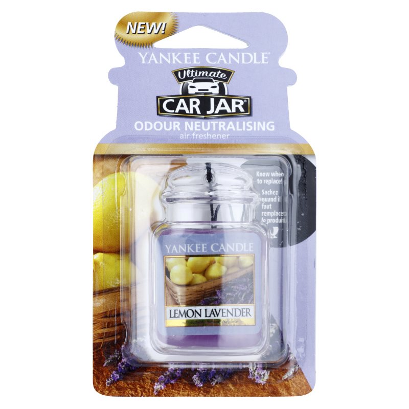 Yankee Candle Lemon Lavender vůně do auta závěsná
